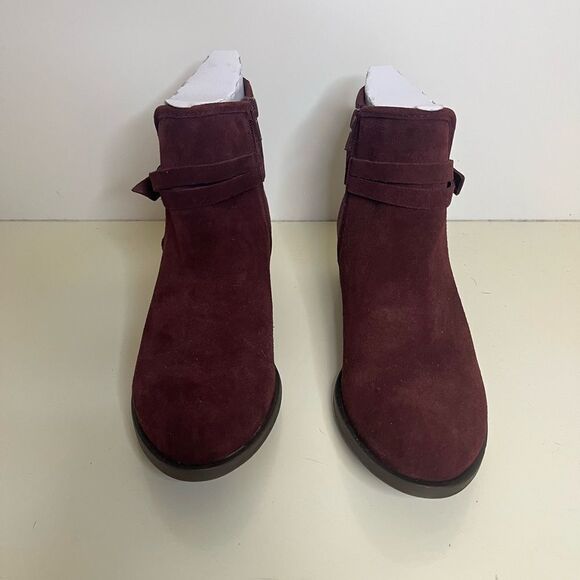 NIB Isaac Mizrahi, maroon booties size 8 - Picture 6 of 6